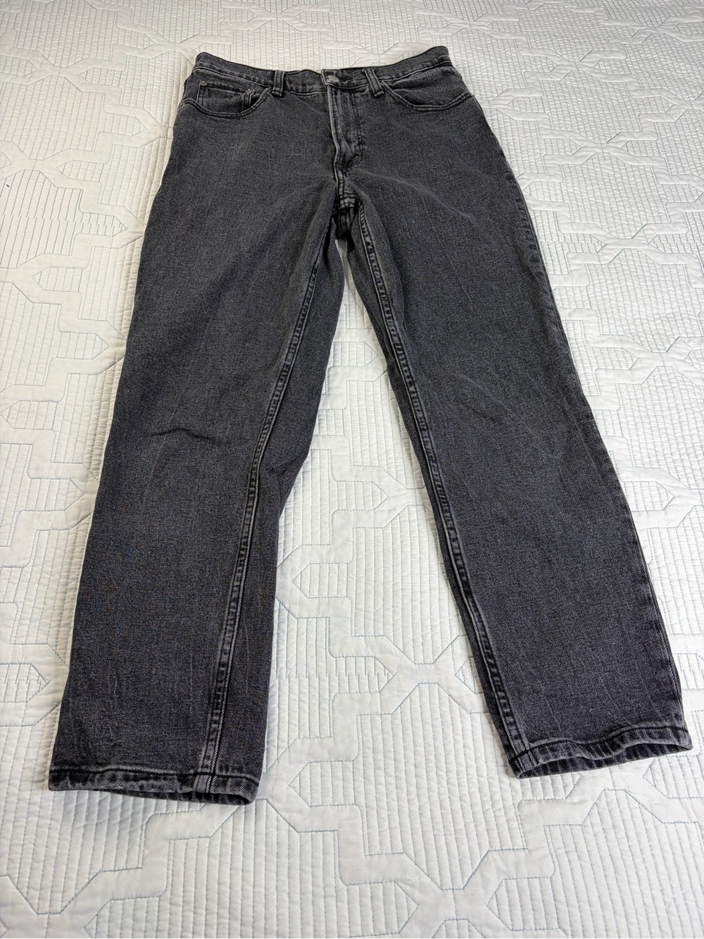 Abercrombie & Fitch Women's Jeans Size 2 The Mom High rise Black Denim